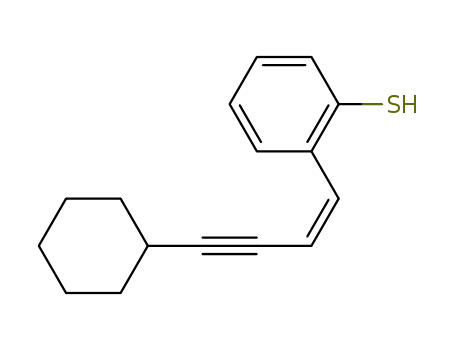 2-((Z)-4-Cyclohexyl-but-1-en-3-ynyl)-benzenethiol