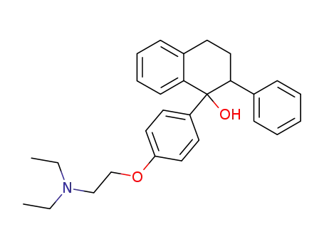 1-<4-(2-Diaethylamino-aethoxy)-phenyl>-2-phenyl-1-hydroxy-1,2,3,4-tetrahydro-naphthalin