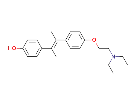 trans-4'-(2-Diethylamino-ethoxy)-α,α'-dimethyl-stilben-4-ol