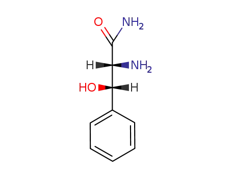 Molecular Structure of 17193-35-0 ((2<i>RS</i>,3<i>SR</i>)-2-amino-3-hydroxy-3-phenyl-propionic acid amide)