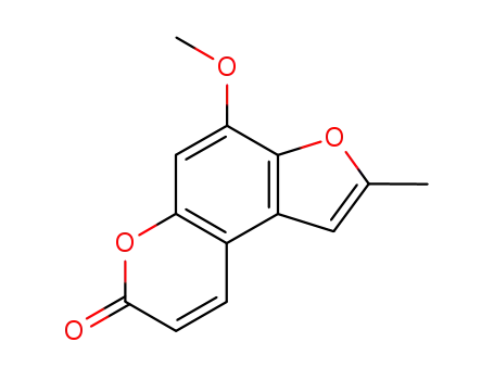 7H-Furo[3,2-f][1]benzopyran-7-one, 4-methoxy-2-methyl-