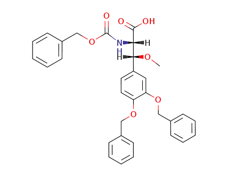 N-carbobenzyloxy-3,4-dibenzyloxyphenyl-O-methylserine