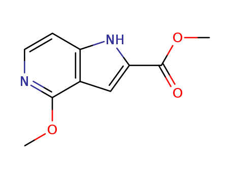 1H-Pyrrolo[3,2-c]pyridine-2-carboxylicacid, 4-methoxy-, methyl ester