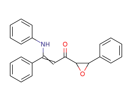 1,5-Diphenyl-5-phenylamino-1,2-epoxy-4-penten-3-on