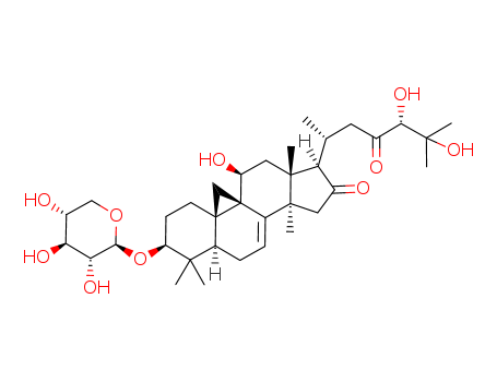 9,19-Cyclolanost-7-ene-16,23-dione,11,24,25-trihydroxy-3-(b-D-xylopyranosyloxy)-, (3b,11b,24R)-