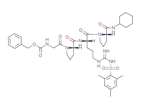 Z-Gly-Pro-Arg(Mts)-Pro-cyclohexylamine