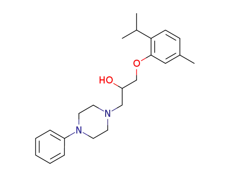 1-<3'-(2''-isopropyl-5''-methylphenoxy)-2'-hydroxypropyl>-4-phenylpiperazine