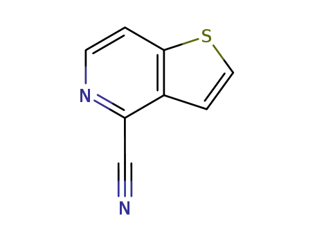 Molecular Structure of 86344-88-9 (Thieno[3,2-c]pyridine-4-carbonitrile (9CI))