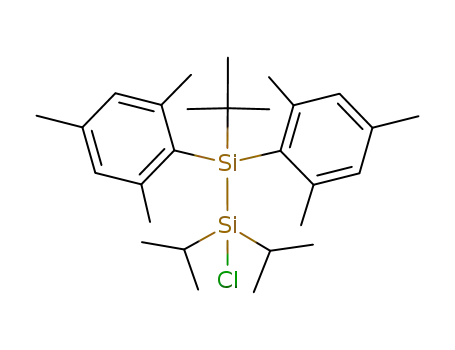 1-tert-Butyl-2-chloro-2,2-diisopropyl-1,1-bis-(2,4,6-trimethyl-phenyl)-disilane