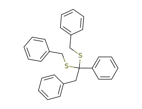 Molecular Structure of 29055-91-2 (Acetophenone,2-phenyl-, dibenzyl mercaptole (8CI))