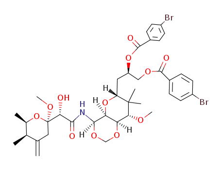 Mycalamide A 17,18-di-p-bromobenzoate