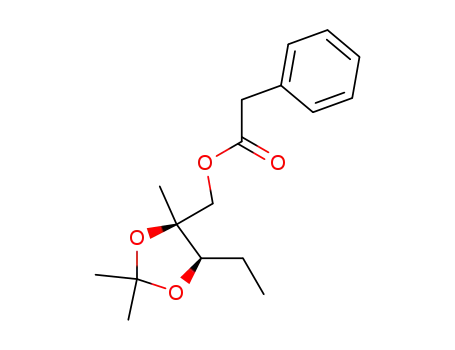 Phenyl-acetic acid (4S,5R)-5-ethyl-2,2,4-trimethyl-[1,3]dioxolan-4-ylmethyl ester