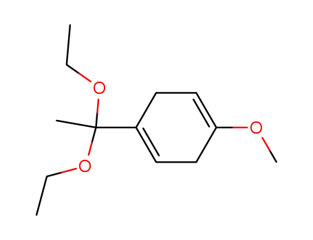 1-(1,1-Diethoxy-ethyl)-4-methoxy-cyclohexa-1,4-diene