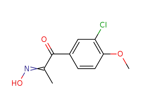 3-Chlor-4-methoxy-α-hydroxyimino-propiophenon