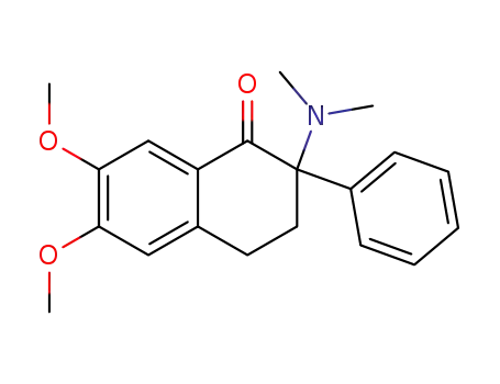 2-Dimethylamino-6,7-dimethoxy-2-phenyl-3,4-dihydro-2H-naphthalen-1-one