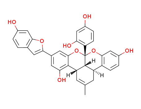 (3aS)-2-メチル-6-(6-ヒドロキシベンゾフラン-2-イル)-8aβ-(2,4-ジヒドロキシフェニル)-1,8a,13bα,13cβ-テトラヒドロ-3aβH-ベンゾ[3,4][2]ベンゾピラノ[1,8-bc][1]ベンゾピラン-4,11-ジオール