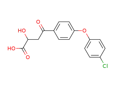 3-<4-(4-chlorophenoxy)benzoyl>-2-hydroxypropionic acid