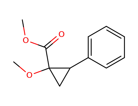 Cyclopropanecarboxylic acid, 1-methoxy-2-phenyl-, methyl ester