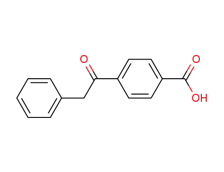 Molecular Structure of 108766-35-4 (4-(1-OXO-2-PHENYLETHYL)BENZOIC ACID)