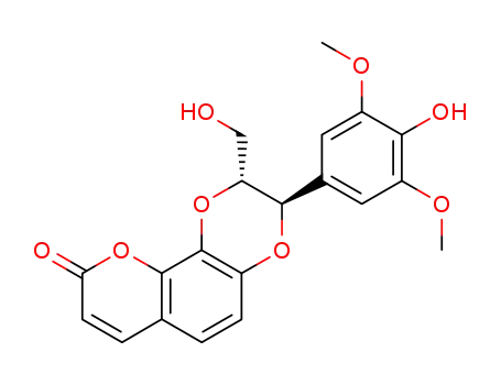 Molecular Structure of 83327-22-4 (DAPHNETICIN)