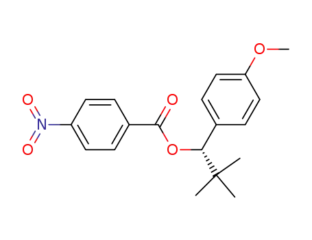 (S)-(+)-2,2-dimethyl-1-(p-methoxyphenyl)propyl p-nitrobenzoate