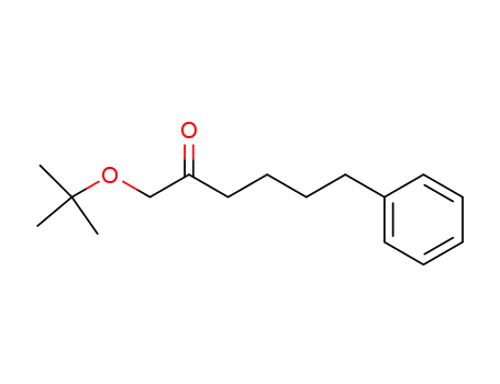 Molecular Structure of 87996-29-0 (2-Hexanone, 1-(1,1-dimethylethoxy)-6-phenyl-)