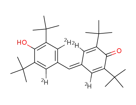(3,5-di-tert-butyl-4-hydroxy-<2,6-D<sub>2</sub>>phenyl)(3,5-di-tert-butyl-4-oxo-<2,6-D<sub>2</sub>>cyclohexa-2,5-dienylidene)methane