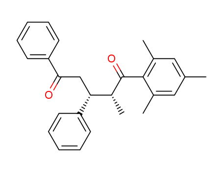 erythro diphenyl-3,5 mesityl-1 methyl-2 pentanedione-1,5