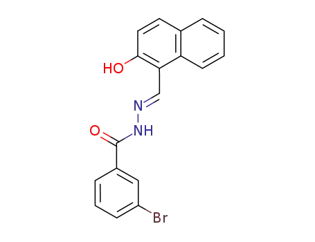 3-Bromo-benzoic acid [1-(2-hydroxy-naphthalen-1-yl)-meth-(E)-ylidene]-hydrazide