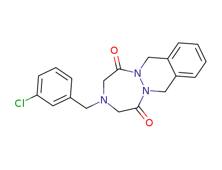 3-(3-chlorobenzyl)-3,4,7,12-tetrahydro-1H-[1,2,5]triazepino[1,2-b]phthalazine-1,5(2H)-dione