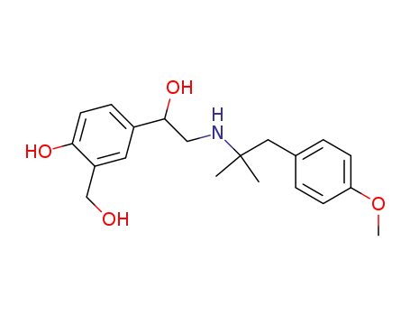 4-{1-Hydroxy-2-[2-(4-methoxy-phenyl)-1,1-dimethyl-ethylamino]-ethyl}-2-hydroxymethyl-phenol