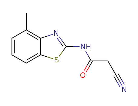 2-Cyano-N-(4-methyl-2-benzothiazolyl)acetamide
