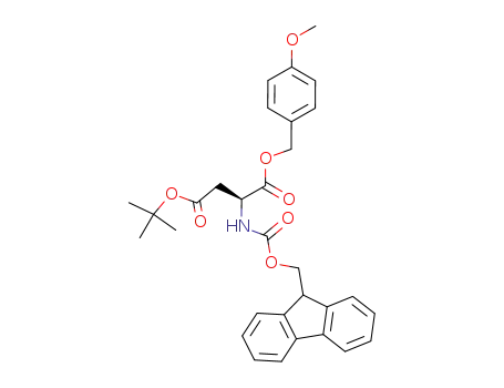 L-Aspartic acid, N-[(9H-fluoren-9-ylmethoxy)carbonyl]-,
4-(1,1-dimethylethyl) 1-[(4-methoxyphenyl)methyl] ester
