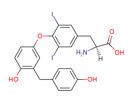 L-Tyrosine, O-[4-hydroxy-3-[(4-hydroxyphenyl)methyl]phenyl]-3,5-diiodo-