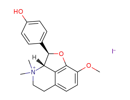 4-[(3R,4S)-11-methoxy-5,5-dimethyl-2-oxa-5-azoniatricyclo[6.3.1.04,12]dodeca-1(11),8(12),9-trien-3-yl]phenol;iodide