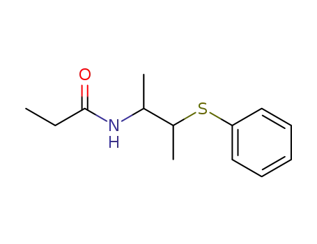 N-(1-Methyl-2-phenylthiopropyl)-propionamid