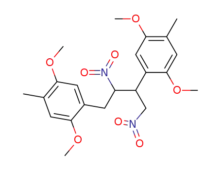 Molecular Structure of 42203-90-7 (2,4-Di-(2,5-dimethoxy-4-methylphenyl)-1,3-dinitrobutan)