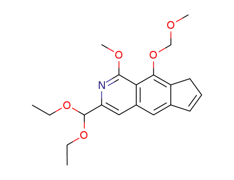 8H-Cyclopent[g]isoquinoline,
3-(diethoxymethyl)-1-methoxy-9-(methoxymethoxy)-