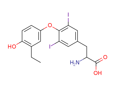 Tyrosine, O-(3-ethyl-4-hydroxyphenyl)-3,5-diiodo-