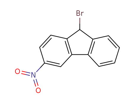 Molecular Structure of 73748-71-7 (9-bromo-3-nitro-9H-fluorene)