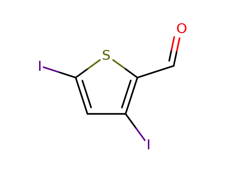 3,5-Diiodothiophene-2-carbaldehyde