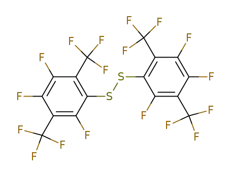 Bis-<2,4,5-trifluor-3,6-bis-trifluormethyl-phenyl>-disulfid
