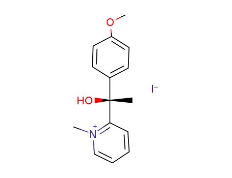 (+)-(R)-2-<1-hydroxy-1-(4-methoxyphenyl)ethyl>pyridinium iodide