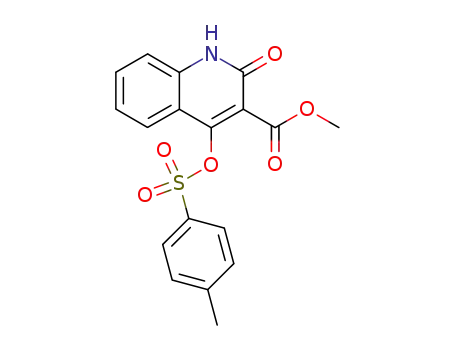 2-Oxo-4-(toluene-4-sulfonyloxy)-1,2-dihydro-quinoline-3-carboxylic acid methyl ester