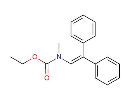 N-Methyl-N-<2,2-diphenyl-vinyl>-carbamidsaeure-aethylester