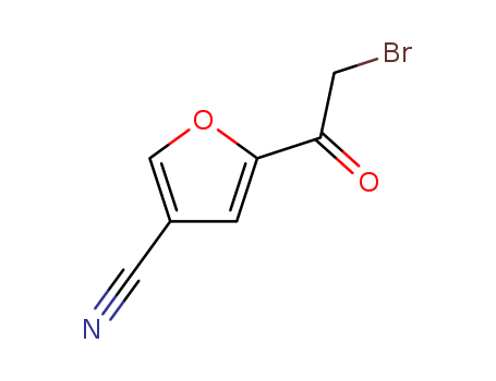 3-FURANCARBONITRILE,5-(BROMOACETYL)-