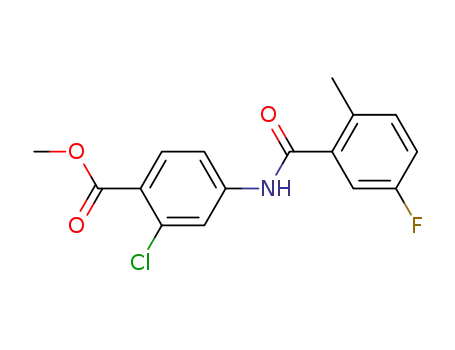 2-Chloro-4-(5-fluoro-2-methyl-benzoylamino)-benzoic acid methyl ester
