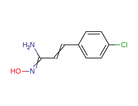 3-(4-chloro-phenyl)-<i>N</i>-hydroxy-acrylamidine