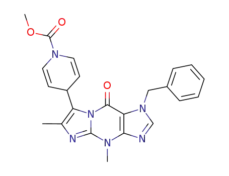 4-(1-benzyl-4,6-dimethyl-9-oxo-4,9-dihydro-1H-imidazo[1,2-a]purin-7-yl)-1(4H)-pyridinecarboxylic acid methyl ester