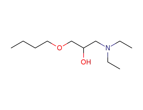 Molecular Structure of 32972-04-6 (1-butoxy-3-(diethylamino)propan-2-ol)